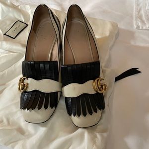 Gucci Marmont Zebra Pump